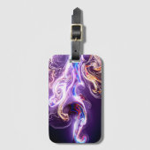 Étiquette À Bagage Design artistique (Devant Vertical)