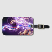 Étiquette À Bagage Design artistique (Devant Horizontal)