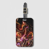 Étiquette À Bagage Design artistique (Devant Vertical)