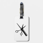 Étiquette À Bagage Design beauté (Dos Vertical)
