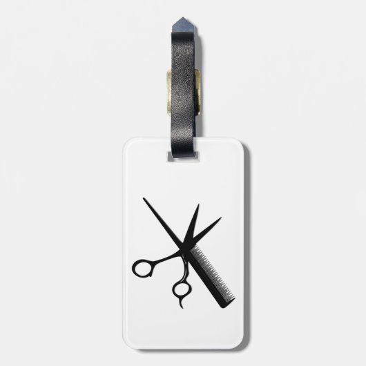 Étiquette À Bagage Design beauté (Dos Vertical)