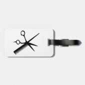 Étiquette À Bagage Design beauté (Dos horizontal)