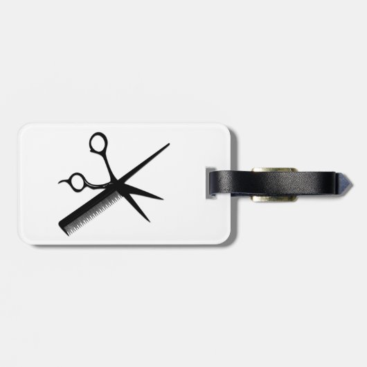 Étiquette À Bagage Design beauté (Dos horizontal)