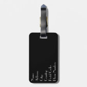 Étiquette À Bagage Design de style mondrien (Dos Vertical)