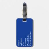 Étiquette À Bagage Design de texte Ciao (Dos Vertical)