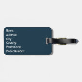 Étiquette À Bagage Design de texte Yoga (Dos horizontal)