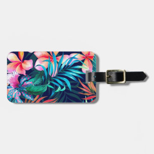 Étiquette À Bagage Design tropical - Customisez votre propre