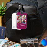 Étiquette À Bagage Design Your Own 4 Photo Personalized Name<br><div class="desc">Travel in style with our Design Your Own 4 Photo Personalized Name Luggage Tag! This customizable luggage tag allows you to upload four of your favorite photos, ensuring that your suitcase stands out from the crowd. Ideal for travelers, this personalized name luggage tag not only adds a unique touch to...</div>