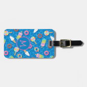 Étiquette À Bagage Desserts mignons (Devant horizontal)