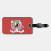 Étiquette À Bagage Dessin animé d'ours koala (Dos horizontal)