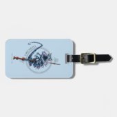 Étiquette À Bagage Dessin Chupacabra & Baguette Aînée (Devant horizontal)