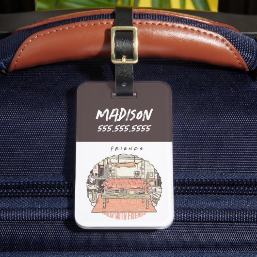 Étiquette À Bagage Dessin de Chillin avec AMIS™ (Insitu Rectoal 2)