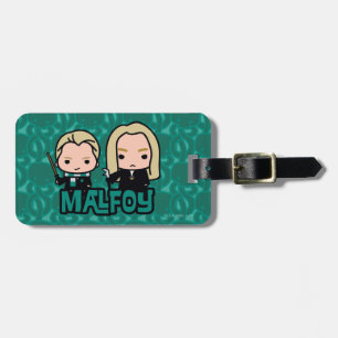 Étiquette À Bagage Dessin de Draco et Lucius Malfoy