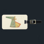 Étiquette À Bagage Dessin de Kimono semi-fini<br><div class="desc">Un kimono à moitié fini fait l'objet de ce tableau. Fabriqué dans un beau vert avec un motif floral impressionnant,  vous avez presque envie de le finir vous-même et de l'utiliser pour une occasion spéciale. Achetez dès aujourd'hui cette grande impression !</div>