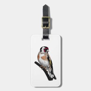 Étiquette À Bagage Dessin Goldfinch