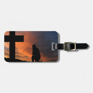 Étiquette À Bagage Destin d'amour de paix de Jésus de croix de foi de