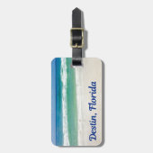 Étiquette À Bagage Destin Florida Belle plage Photographie (Devant Vertical)