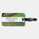 Étiquette À Bagage Détail du Plante Agave (Dos horizontal)