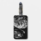 Étiquette À Bagage deux roses (Dos Vertical)