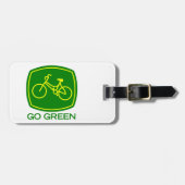 Étiquette À Bagage Devenez écolo (Devant horizontal)