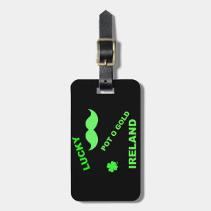 Étiquette À Bagage Devis irlandais Lucky Pot o Gold