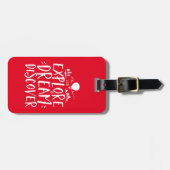 Étiquette À Bagage Devis Voyage Explorer Dream Découvrir Bagage Balis (Devant horizontal)