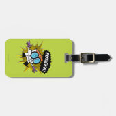 Étiquette À Bagage Dexter "Eureka!" Halftone Callout Graphic (Devant horizontal)