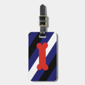 ÉTIQUETTE À BAGAGE DIAGONAL DE FIERTÉ DE JEU POPULAIRE (Devant Vertical)