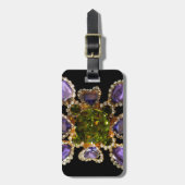 Étiquette À Bagage Diamants d'améthyste violet Emeralds bijoux (Devant Vertical)