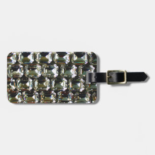 Étiquette À Bagage Diamants, élégantes pierres vintages