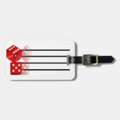 Étiquette À Bagage Dice Las Vegas (Devant horizontal)