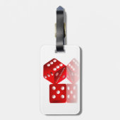 Étiquette À Bagage Dice Las Vegas (Dos Vertical)