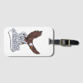 Étiquette À Bagage Dieu bénisse l'Amérique (Devant Horizontal)