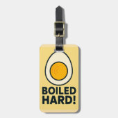 Étiquette À Bagage DIFFICILE ! Drôle Humour à l'oeuf dur (Devant Vertical)