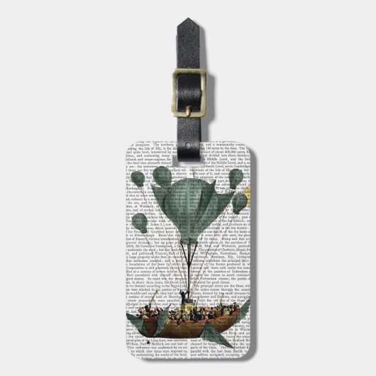 Étiquette À Bagage Diligenza Per La Luna 2 (Devant Vertical)