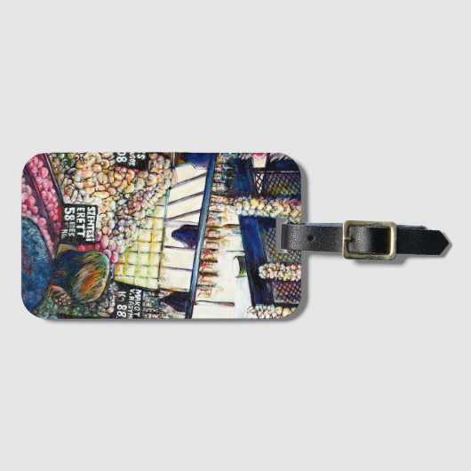 Étiquette À Bagage Dimensions de curiosité (Devant Horizontal)