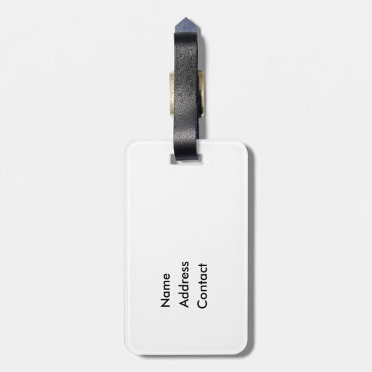 Étiquette À Bagage Dingue (Dos Vertical)