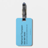 Étiquette À Bagage Dino Licking Fred Flintstone (Dos Vertical)