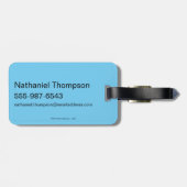 Étiquette À Bagage Dino Licking Fred Flintstone (Dos horizontal)