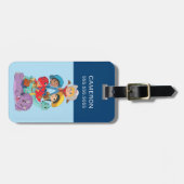 Étiquette À Bagage Dino Ranch Friends (Devant horizontal)