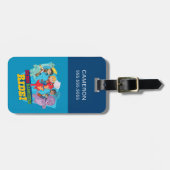 Étiquette À Bagage Dino Ranch | Les Ranchers Ride ! (Devant horizontal)