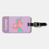 Étiquette À Bagage Dinosaure de Ptérosactyle mûr Pterodactyle (Devant horizontal)