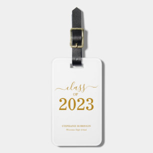 Étiquette À Bagage Diplômés de 2023 Étiquettes de bagages de remise d
