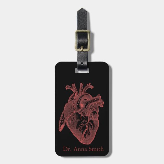 Étiquette À Bagage Directement des cadeaux de coeur pour les ballots (Devant Vertical)