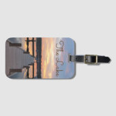 Étiquette À Bagage Direction le lac ! (Devant Horizontal)