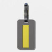 Étiquette À Bagage Directions PERDUES d'aéroport, aviateur pilote (Dos Vertical)