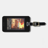 Étiquette À Bagage Dirigeable de Lebaudy avec des drapeaux du monde à (Devant horizontal)