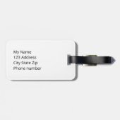 Étiquette À Bagage Dites non à Fur (Dos horizontal)