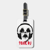 Étiquette À Bagage DJ radioactif double face (Devant Vertical)