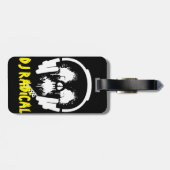 Étiquette À Bagage DJ radioactif double face (Dos horizontal)